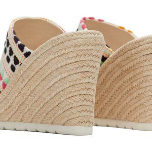 Monica Mule Wedge Heel Size 7.5